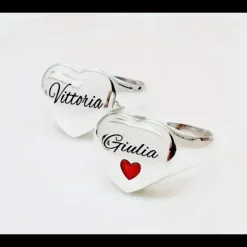 ALBAGIOIELLI - Anello a cuore PERSONALIZZATO