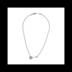 ALISEI - Collana maglia rolò con soggetto di forma tonda