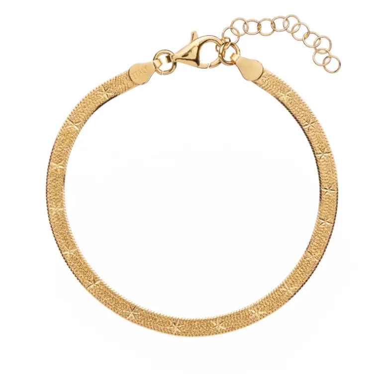 Alisia - Bracciale Donna Dorato Catena Rodi