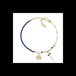 AMEN - Bracciale Medaglia Stella e Perla
