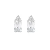 AMEN - Orecchini Princess con Zirconi Bianchi