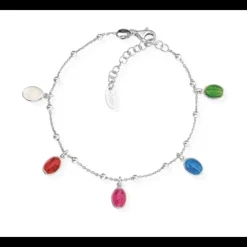 Amen Bracciale Madonnine Smaltate Multicolor