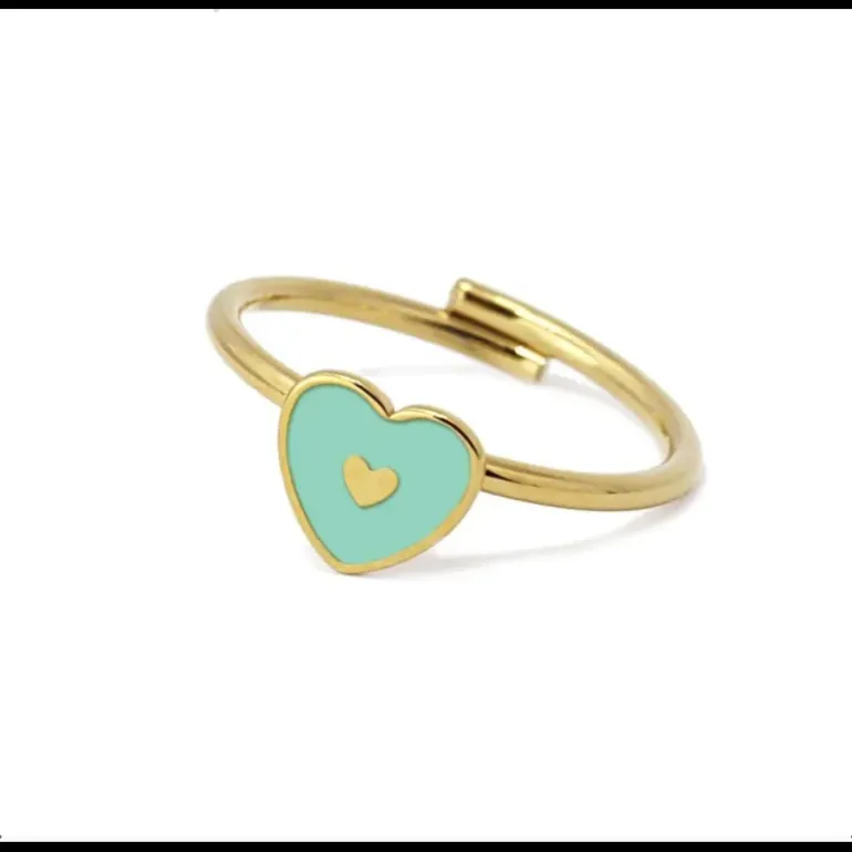 Anartxy - Anello cuore turchese