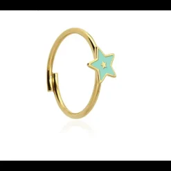 Anartxy - Anello stella turchese