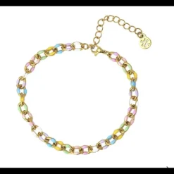 Anartxy - Cavigliera a catena multicolor