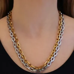 Anartxy - Collana a maglie unisex