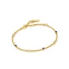 ANIA HAIE - Bracciale a catena in oro con lapislazzuli