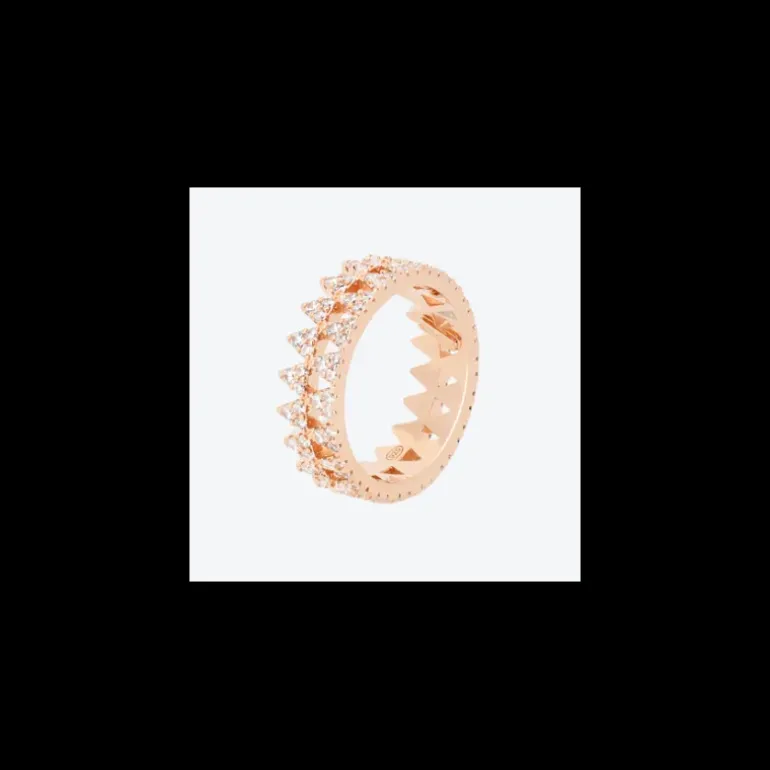 Anihma - ANELLO CORONA PAVÉ