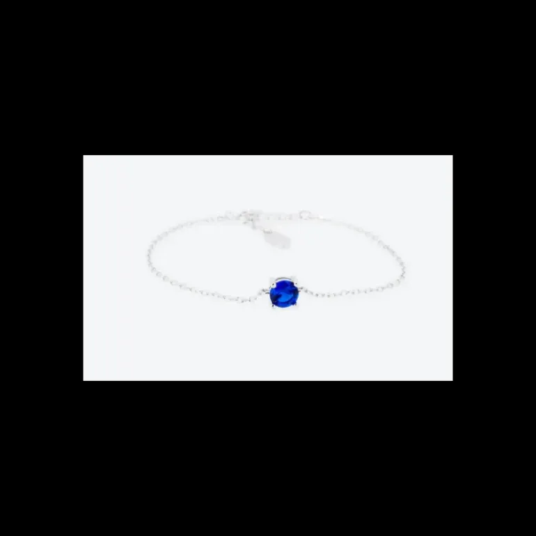 Anihma - BRACCIALE CON ZIRCONE BLU