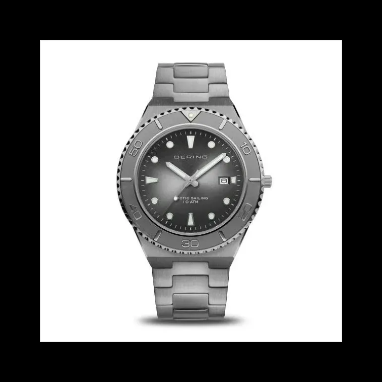 Bering Orologio Classic grigio brilliante/spazzolato