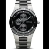 Bering Orologio Classic argento spazzolato/ceramica nera