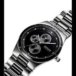 Bering Orologio Classic argento spazzolato/ceramica nera
