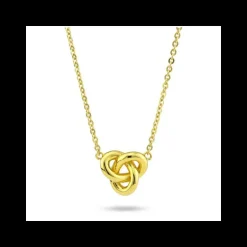 Boccadamo Collana dorata con doppio nodo centrale