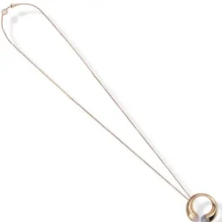 Boccadamo - Collana lunga con cristalli quarzo rosa, agata grigia e zirconi