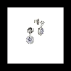 BOCCADAMO - Orecchini con pendente tondo di zirconi bianchi SOPHIE