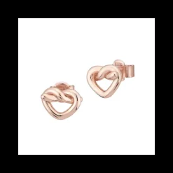 Boccadamo Orecchini placcati oro rosa con cuore traforato centrale