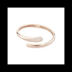 Boccadamo - Bracciale contrarié coloro oro giallo con pavè di zirconi