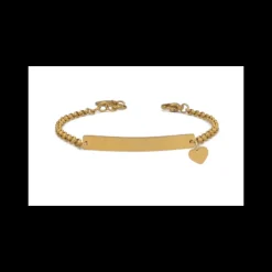 Boccadamo - Bracciale in acciaio con cuoricino