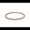 Boccadamo - Bracciale tennis color oro rosa con zirconi bianchi medi