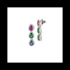 Boccadamo - Orecchini di zirconi con pendente a gocce multicolor