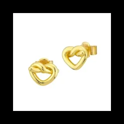 Boccadamo Orecchini placcati oro giallo con cuore traforato centrale