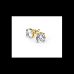 Boccadamo - Orecchini punto luce color oro con zircone piccolo