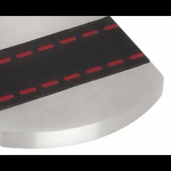 BOCCADAMO - Portachiavi con elemento trasversale in Pvd nero e rosso