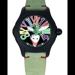 BOOBLE - orologio JOKER PELLE VERDE