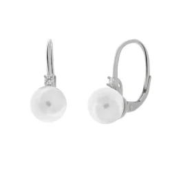 BySimon - Orecchini in Argento con perla