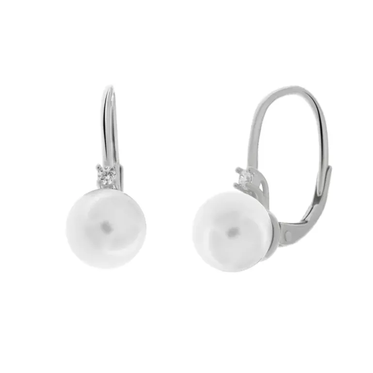 BySimon - Orecchini in Argento con perla