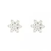 BYSIMON - Orecchini in Argento 925 fiocco di neve con zirconi bianchi