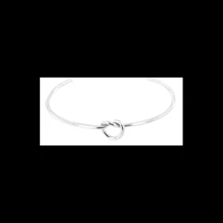 BYSIMON - Bracciale in Acciaio a filo che forma un nodo