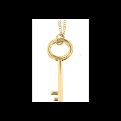 BYSIMON - Collana in Acciaio con pendente a forma di chiave