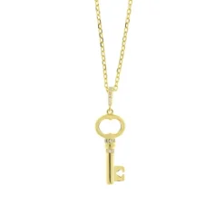 BYSIMON - Collana in Argento con chiave pendente