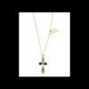 BYSIMON - Collana in Metallo con pendente a forma di croce