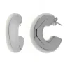 BySimon - Orecchini in Acciaio a cerchio liscio
