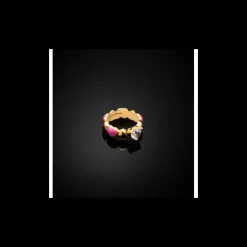 CHIARA FERRAGNI - ANELLO DONNA COLLEZIONE CUORICINO NEON CON SMALTO ROSA