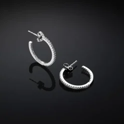 CHIARA FERRAGNI - ORECCHINI A CERCHIO SILVER BIG