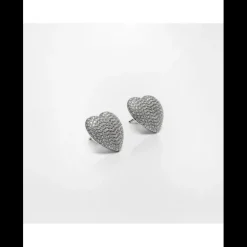 CHIARA FERRAGNI ORECCHINI SILVER CUORE PAVE BIG