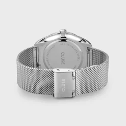 Cluse - Orologio Féroce Mesh White, Silver Colour