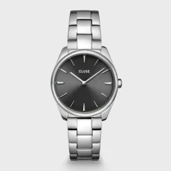 Cluse - Orologio Féroce Petite Steel Dark Grey, Silver Colour
