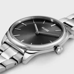 Cluse - Orologio Féroce Petite Steel Dark Grey, Silver Colour