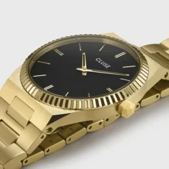 Cluse - Orologio Vigoureux Steel Black, Gold Colour
