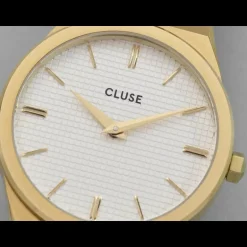 Cluse - Orologio Vigoureux Steel White, Gold Colour