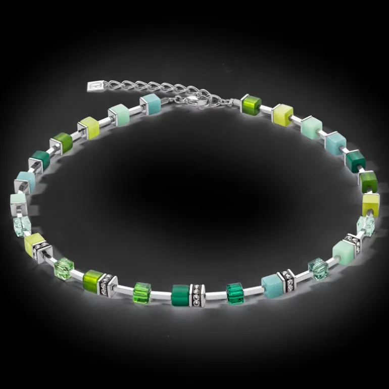 Coeur de Lion - Collana GeoCUBE Iconic Pure Verde