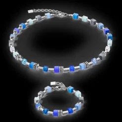 Coeur de Lion - Collana GeoCUBE Iconic Pure Blu