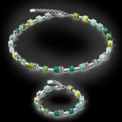 Coeur de Lion - Collana GeoCUBE Iconic Pure Verde
