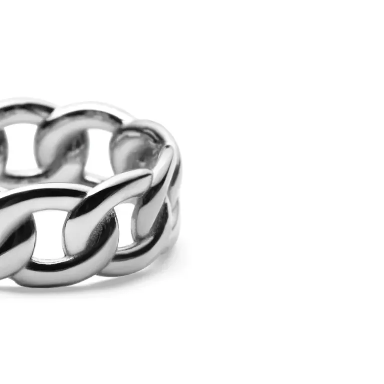 Daniel Wellington - Anello Chunky Chain Silver