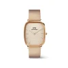 Daniel Wellington - Orologio Marlon Wire Linen Rose Gold