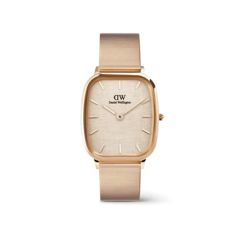 Daniel Wellington - Orologio Marlon Wire Linen Rose Gold